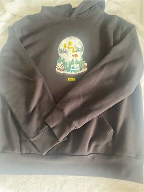 Golf Wang Black Snow Globe Crewneck Sweater